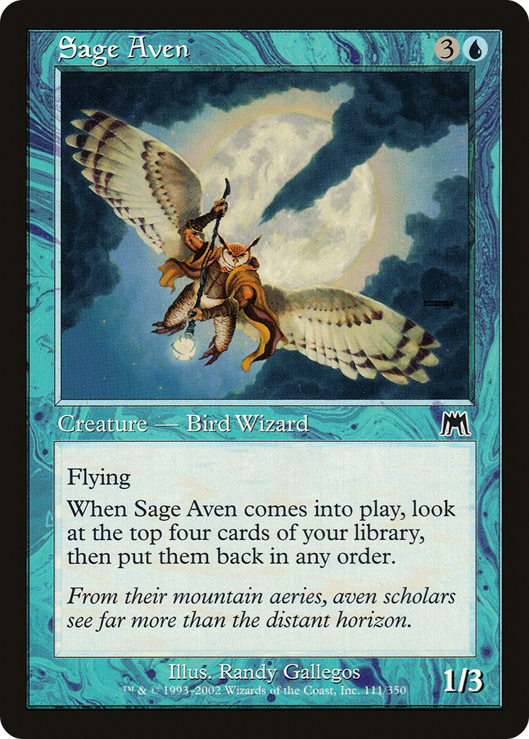Sage Aven (ONS-111) [Onslaught] Foil MTG Single Wizards of the Coast