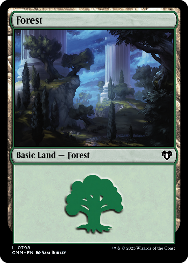 Forest (0798) (CMM-798) [Commander Masters] MTG Single Wizards of the Coast