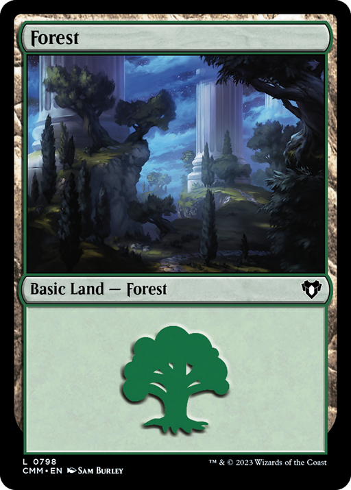 Forest (0798) (CMM-798) [Commander Masters] MTG Single Wizards of the Coast