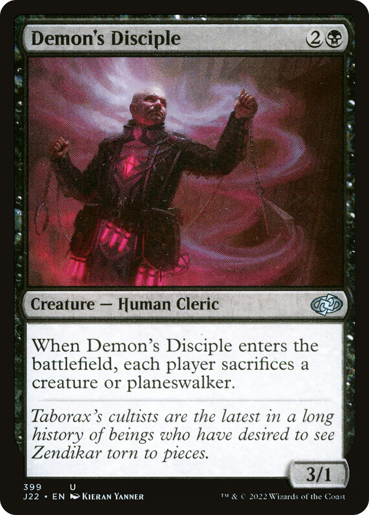 Demon's Disciple (J22-399) [Jumpstart 2022] MTG Single Wizards of the Coast