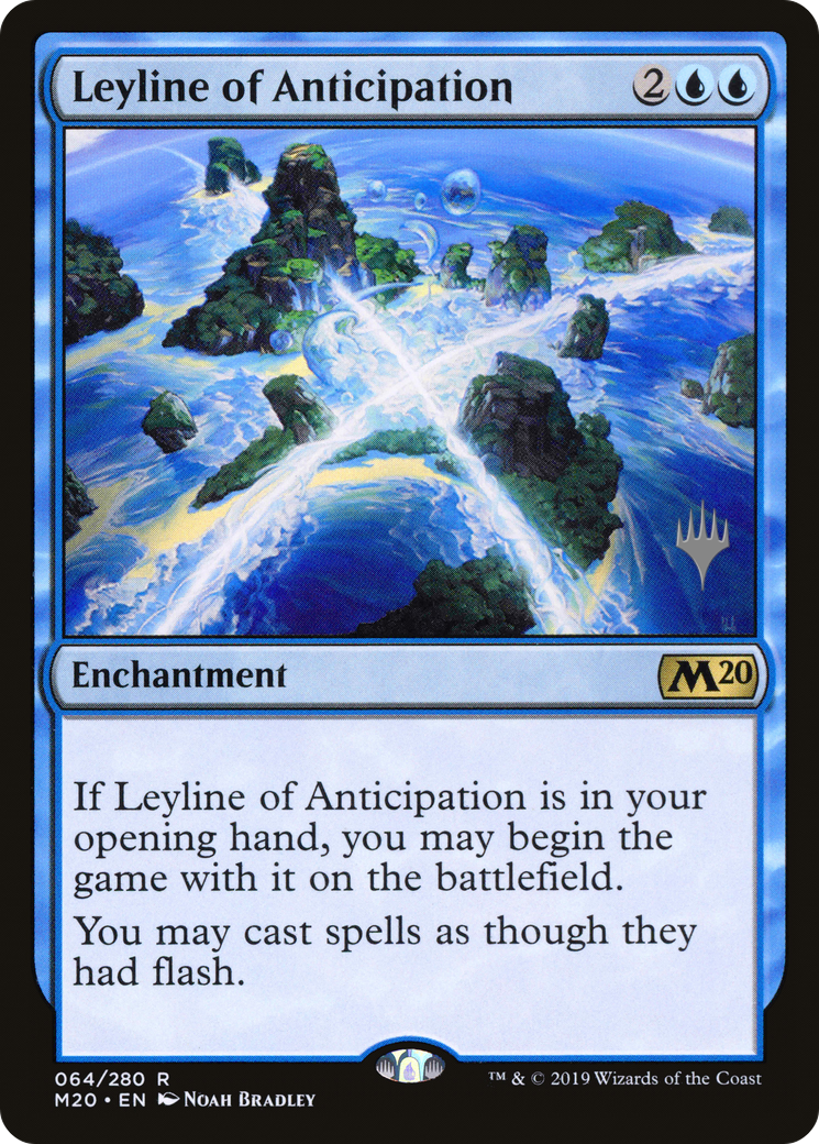 Leyline of Anticipation (PPM20-64P) [Core Set 2020 Promos] Foil MTG Single Wizards of the Coast