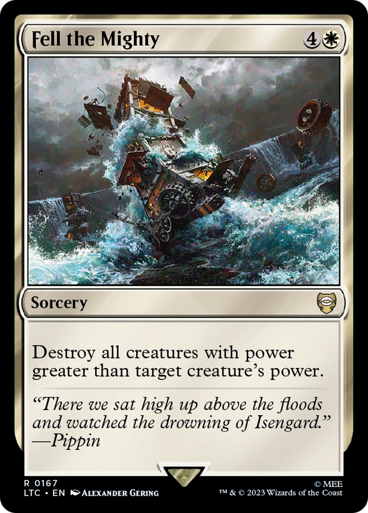 Fell the Mighty (LTC-167) [Tales of Middle-earth Commander] MTG Single Wizards of the Coast
