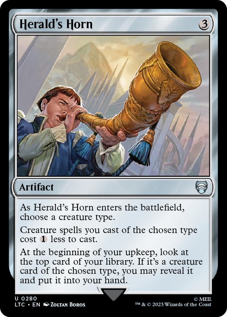 Herald's Horn (LTC-280) [Tales of Middle-earth Commander] MTG Single Wizards of the Coast