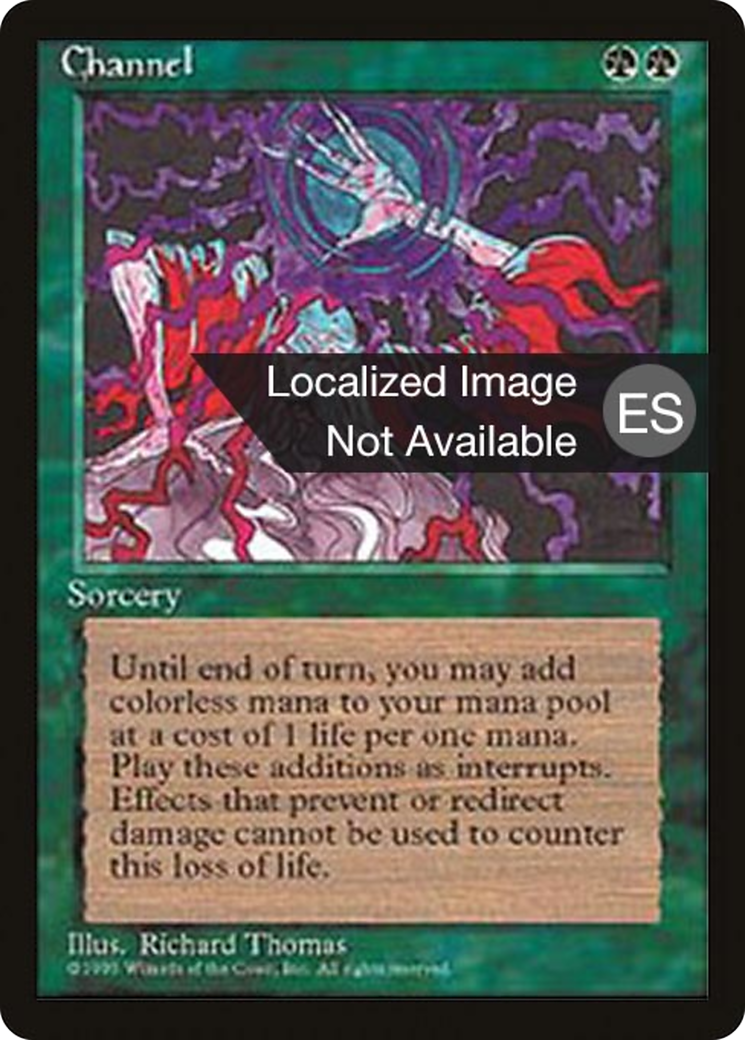 Channel (4BB-236) [Fourth Edition Foreign Black Border] MTG Single Wizards of the Coast