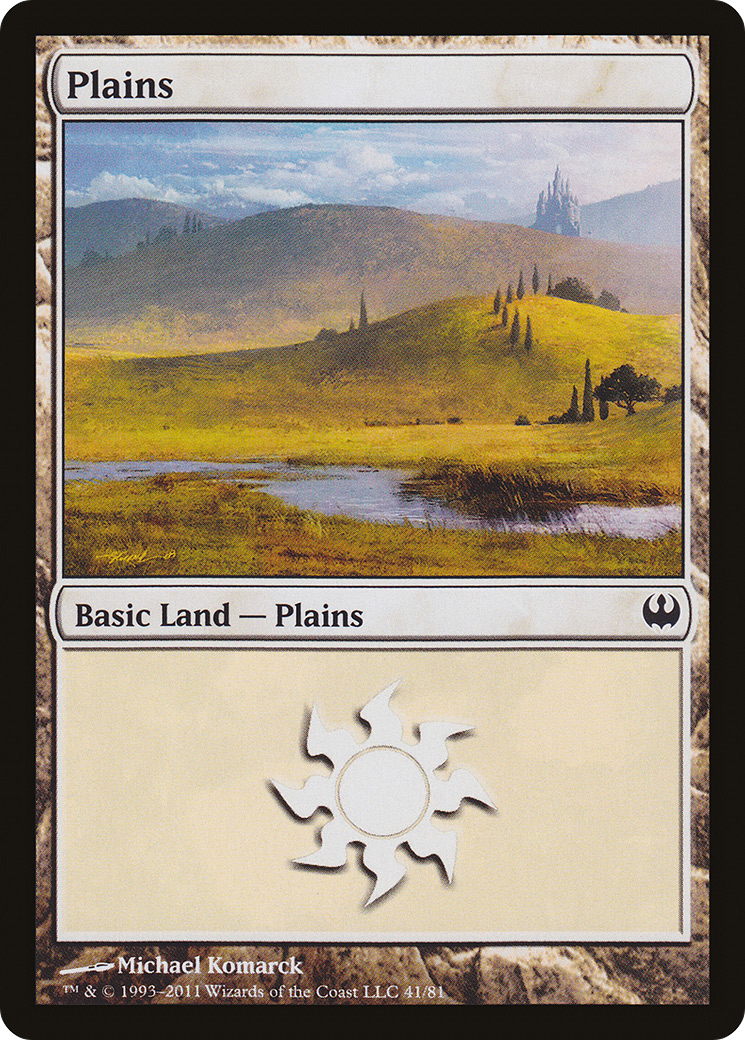 Plains (DDG-041) [Misc] Duel Decks: Knights vs. Dragons MTG Single Wizards of the Coast