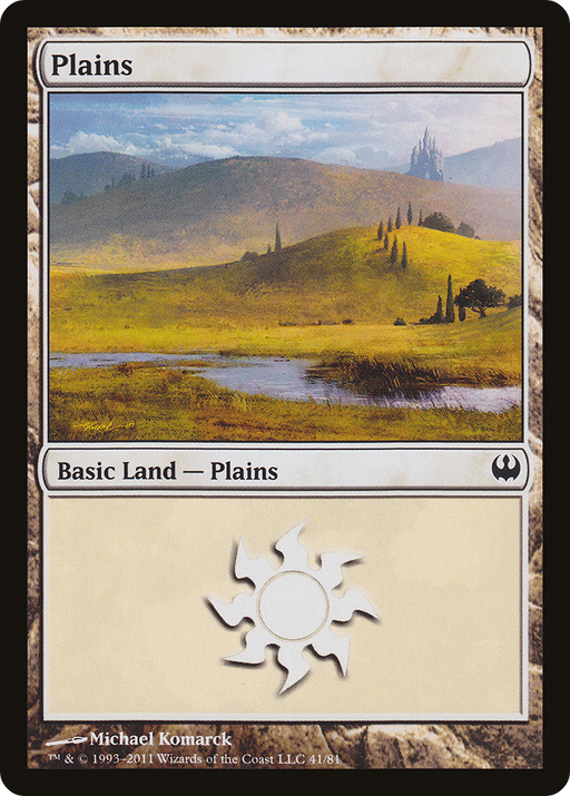 Plains (DDG-041) [Misc] Duel Decks: Knights vs. Dragons MTG Single Wizards of the Coast