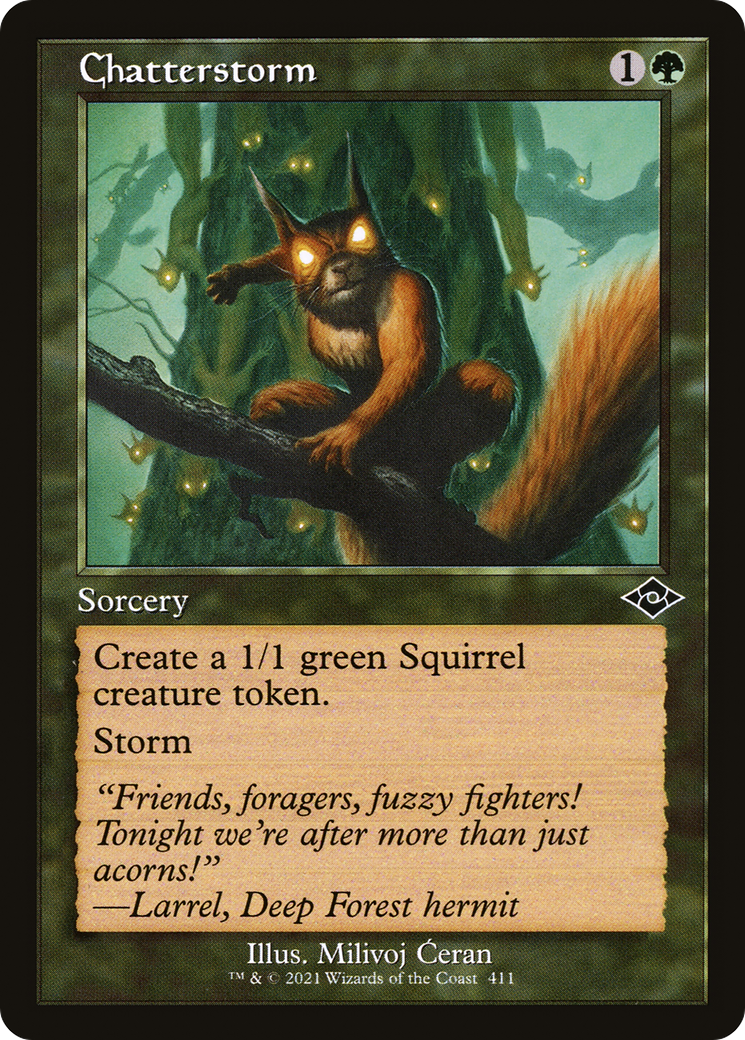 Chatterstorm (MH2-411) [Modern Horizons 2] Foil MTG Single Wizards of the Coast