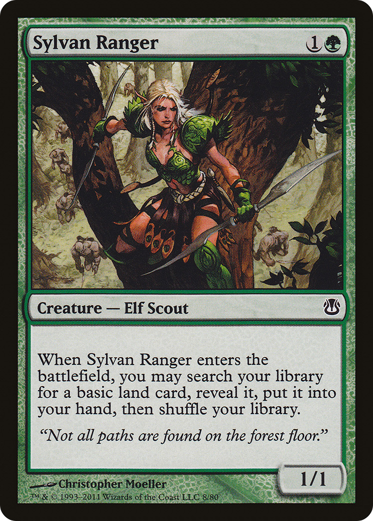 Sylvan Ranger (DDH-008) [Misc] Duel Decks: Ajani vs. Nicol Bolas MTG Single Wizards of the Coast