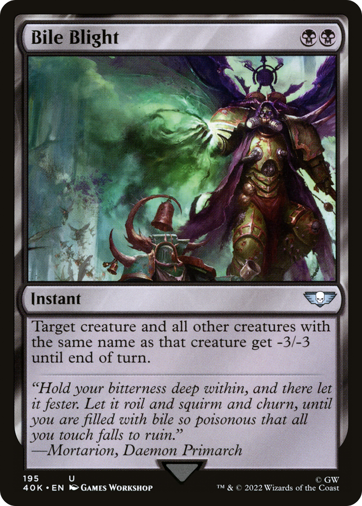 Bile Blight (40K-195) [Warhammer 40,000 Commander] MTG Single Wizards of the Coast