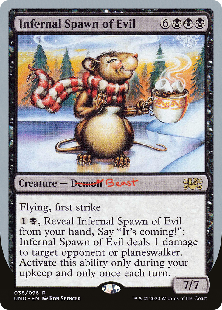 Infernal Spawn of Evil (UND-038) [Unsanctioned] MTG Single Wizards of the Coast