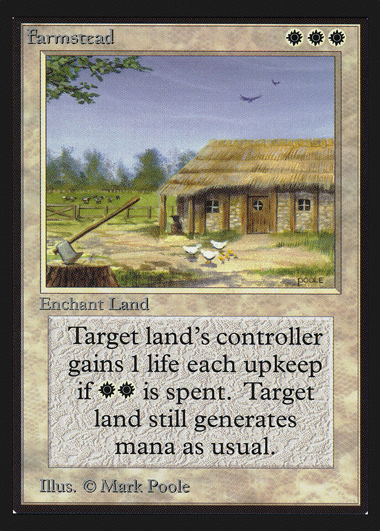 Farmstead (IED-020) [Intl. Collectors' Edition] MTG Single Wizards of the Coast