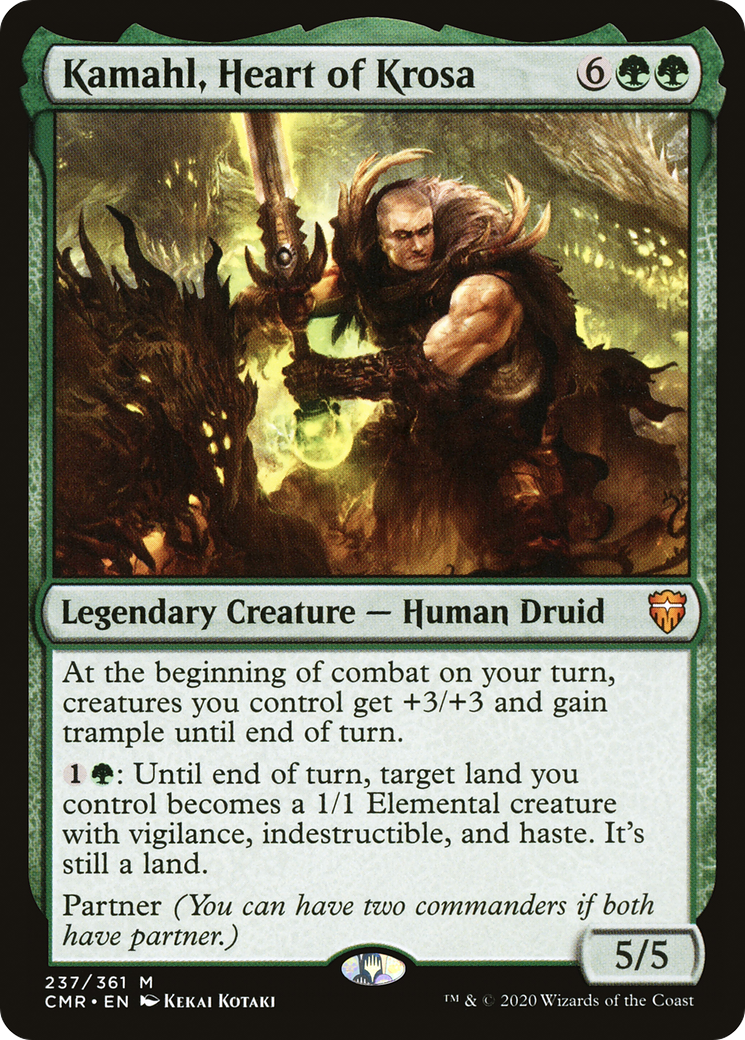 Kamahl, Heart of Krosa (CMR-237) [Commander Legends] MTG Single Wizards of the Coast