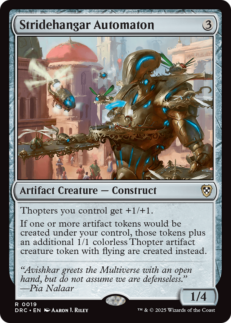 Stridehangar Automaton (DRC-019) [Aetherdrift Commander] MTG Single Wizards of the Coast