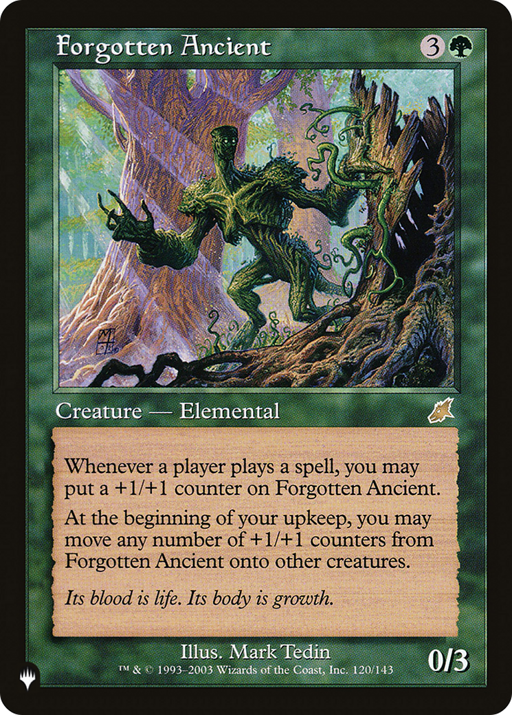 Forgotten Ancient (SCG) (LIST-120/143) [Mystery Booster] The List MTG Single Wizards of the Coast