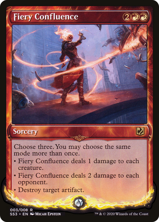 Fiery Confluence (SS3-003) [Misc] Signature Spellbook: Chandra Foil MTG Single Wizards of the Coast