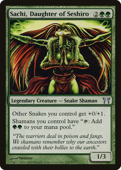Sachi, Daughter of Seshiro (CHK-238) [Champions of Kamigawa] MTG Single Wizards of the Coast