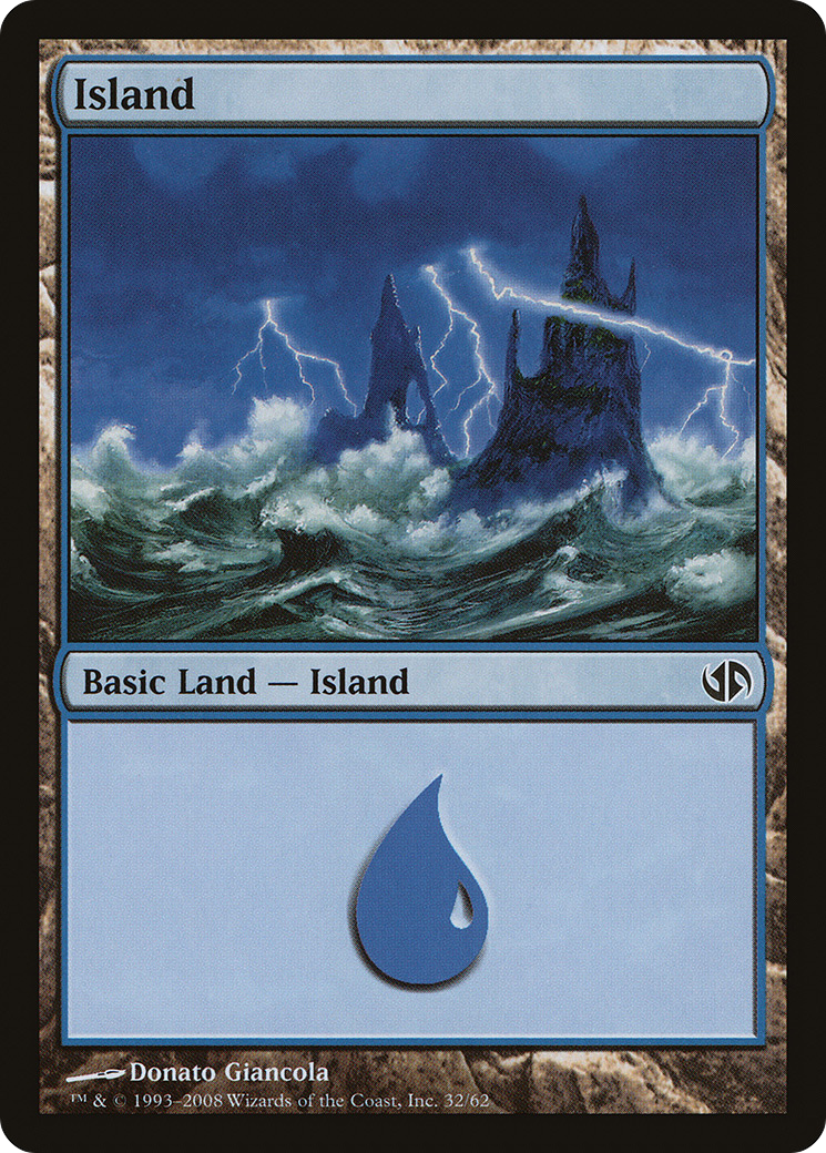 Island (DD2-032) [Misc] Duel Decks: Jace vs. Chandra MTG Single Wizards of the Coast