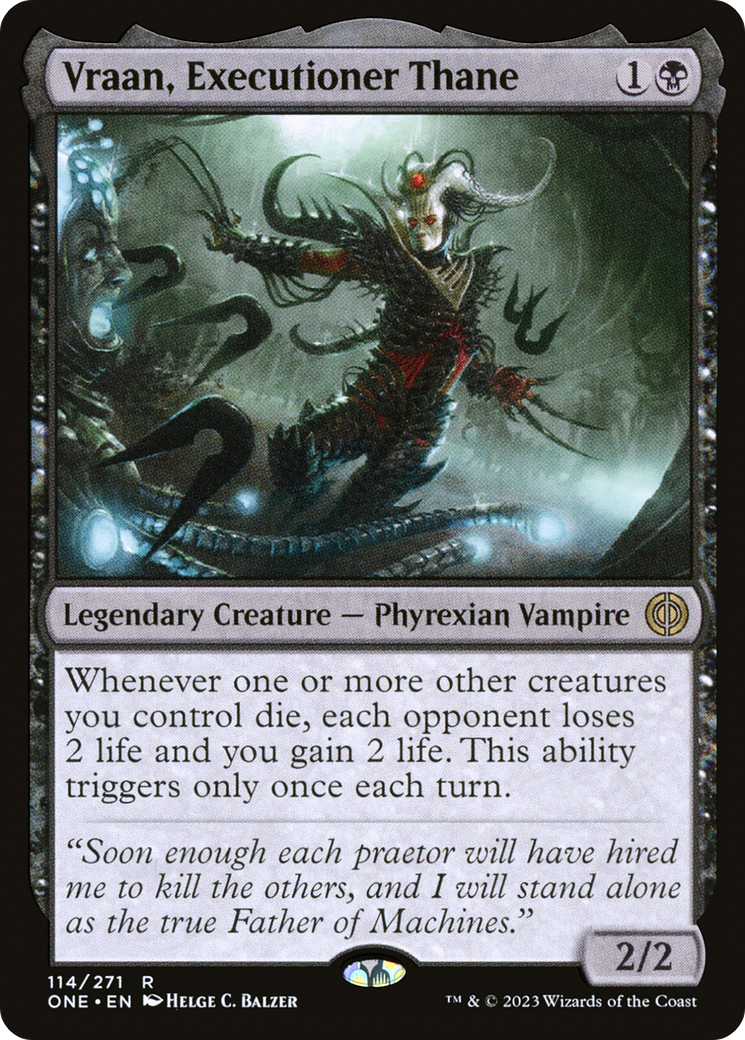 Vraan, Executioner Thane (ONE-114) [Phyrexia: All Will Be One] Foil MTG Single Wizards of the Coast