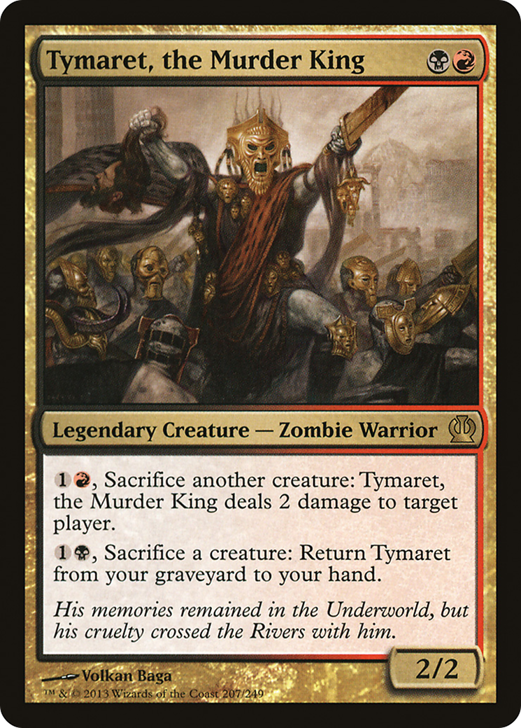 Tymaret, the Murder King (THS-207) [Theros] Foil MTG Single Wizards of the Coast