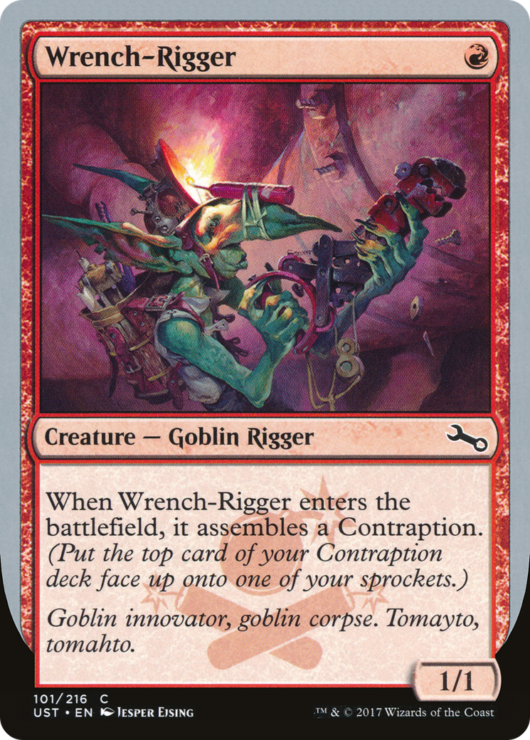 Wrench-Rigger (UST-101) [Unstable] Foil MTG Single Wizards of the Coast
