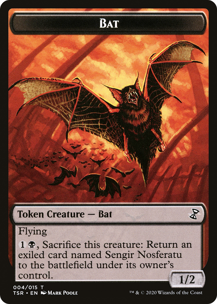 Bat (TTSR-004) [Tokens] Time Spiral Remastered Tokens MTG Single Wizards of the Coast