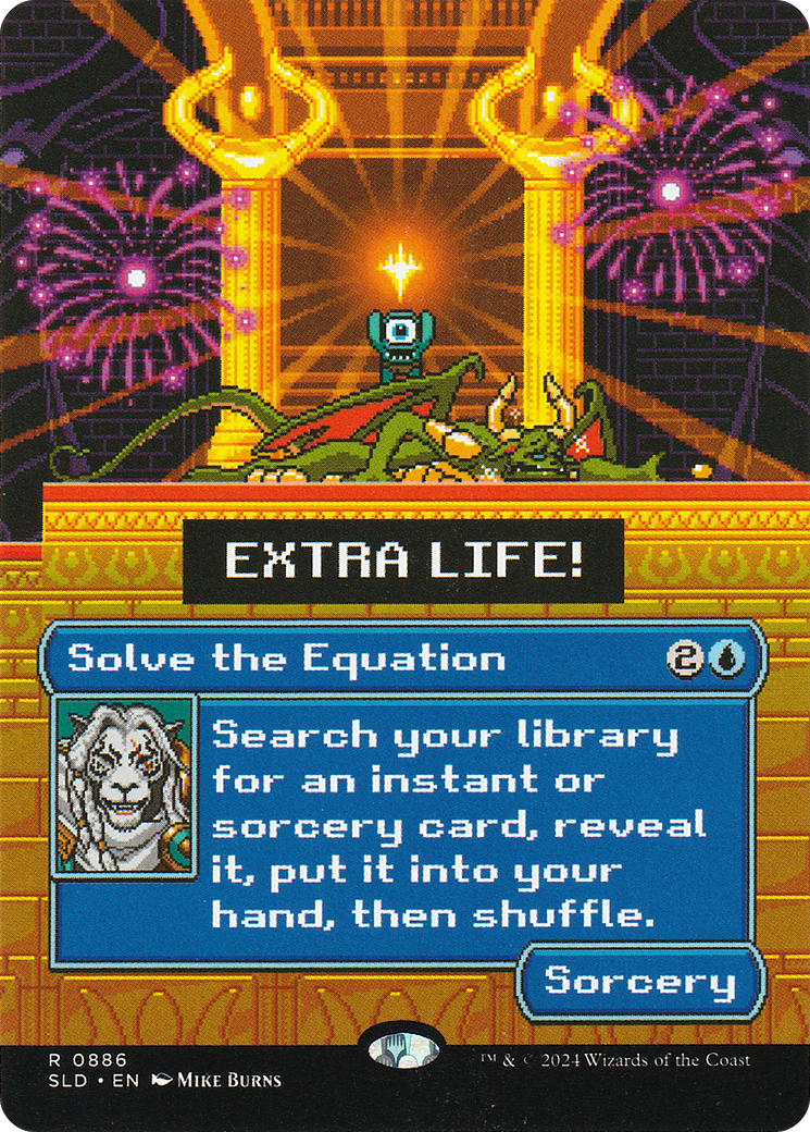 Solve the Equation (0886) (SLD-886) [Secret Lair] Drop Series (Borderless) Foil MTG Single Wizards of the Coast