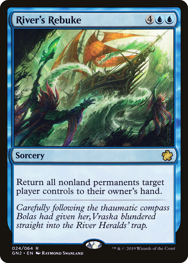River's Rebuke (GN2-024) [Misc] Game Night 2019 MTG Single Wizards of the Coast