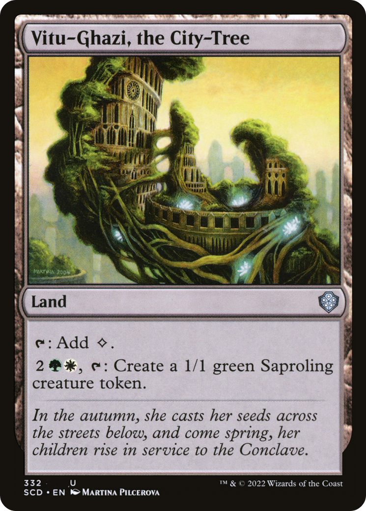 Vitu-Ghazi, the City-Tree (SCD-332) [Starter Commander Decks] MTG Single Wizards of the Coast