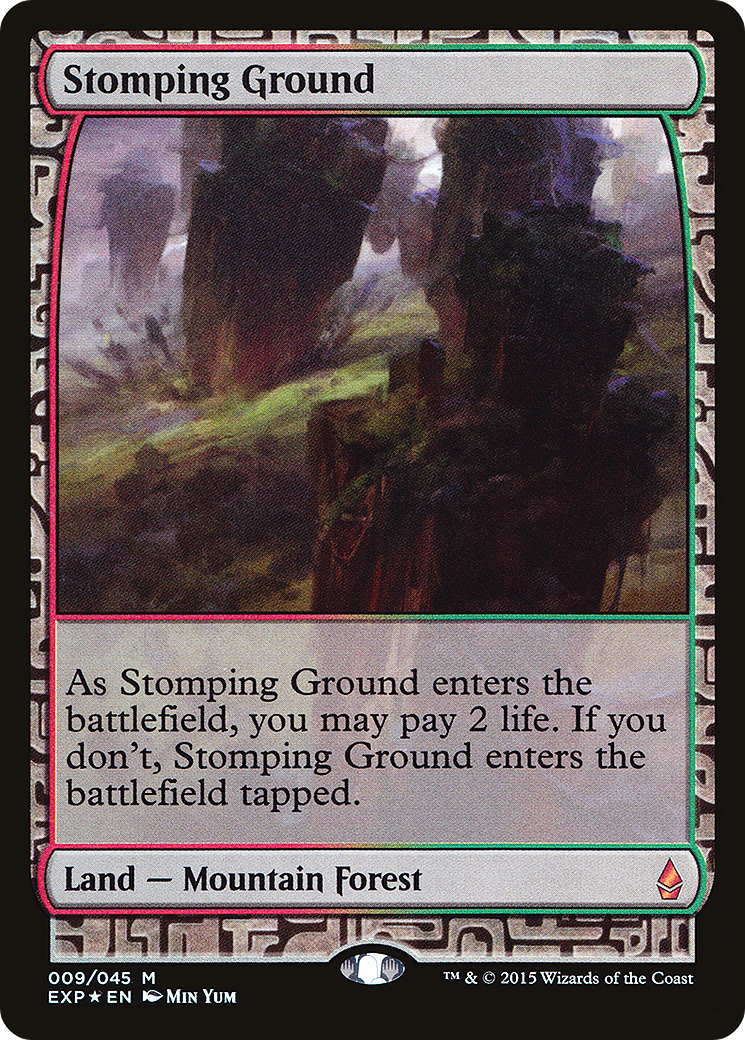 Stomping Ground (EXP-009) [Zendikar Expeditions] Foil MTG Single Wizards of the Coast