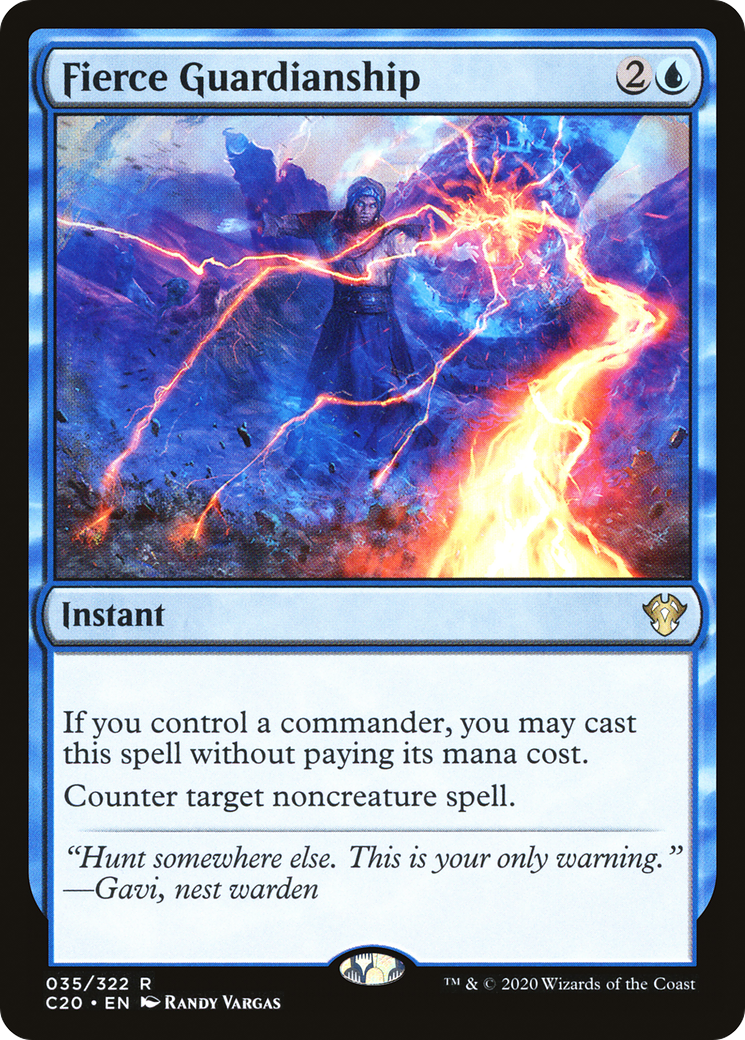 Fierce Guardianship (C20-035) [Commander 2020] MTG Single Wizards of the Coast