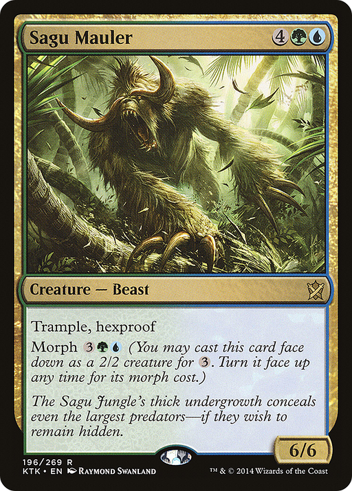 Sagu Mauler (KTK-196) [Khans of Tarkir] Foil MTG Single Wizards of the Coast