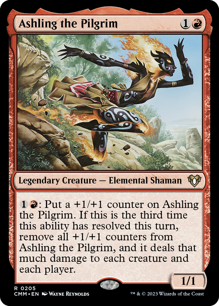 Ashling the Pilgrim (CMM-205) [Commander Masters] MTG Single Wizards of the Coast