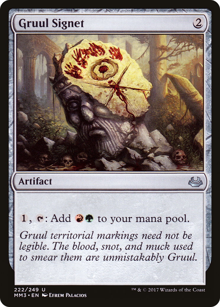 Gruul Signet (MM3-222) [Modern Masters 2017] MTG Single Modern Masters 2017