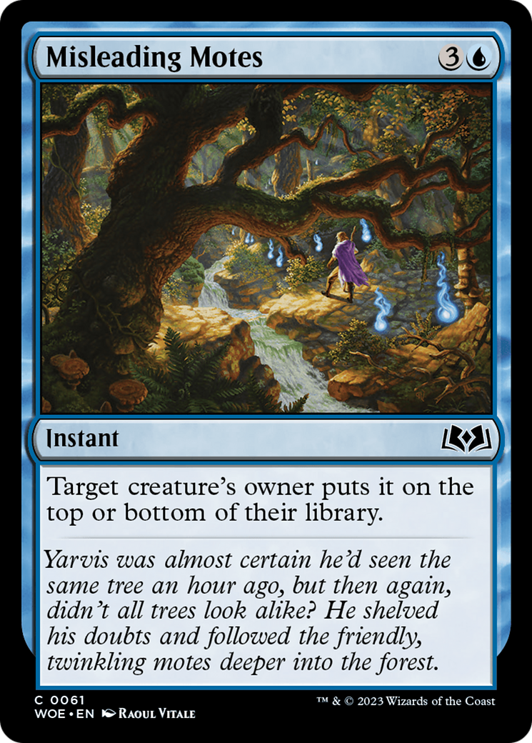 Misleading Motes (WOE-061) [Wilds of Eldraine] Foil MTG Single Wizards of the Coast
