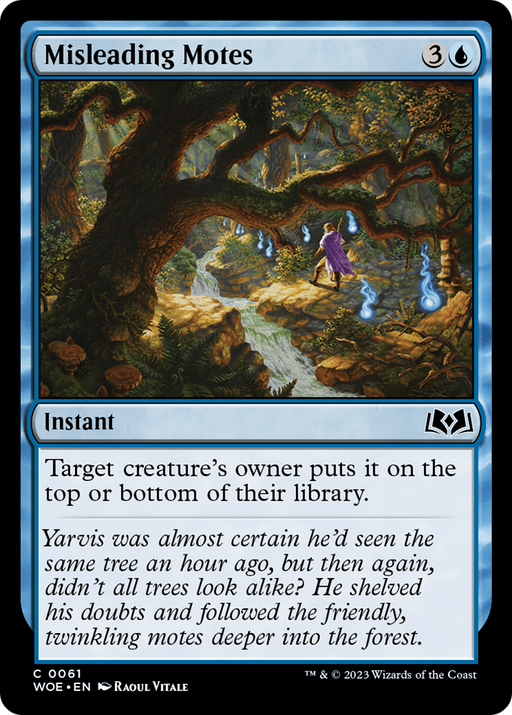 Misleading Motes (WOE-061) [Wilds of Eldraine] Foil MTG Single Wizards of the Coast