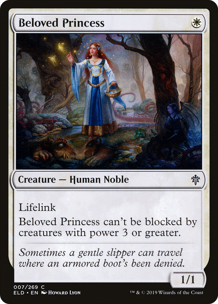 Beloved Princess (ELD-007) [Throne of Eldraine] Foil MTG Single Wizards of the Coast