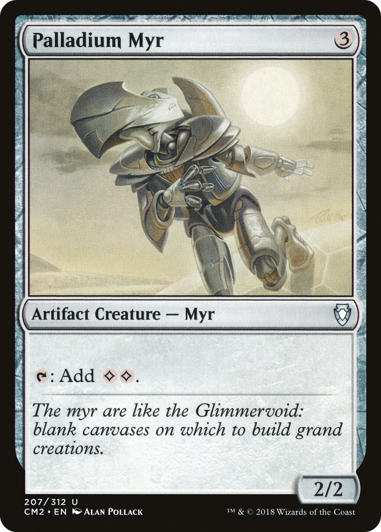 Palladium Myr (CM2-207) [Commander Anthology Volume II] MTG Single Wizards of the Coast