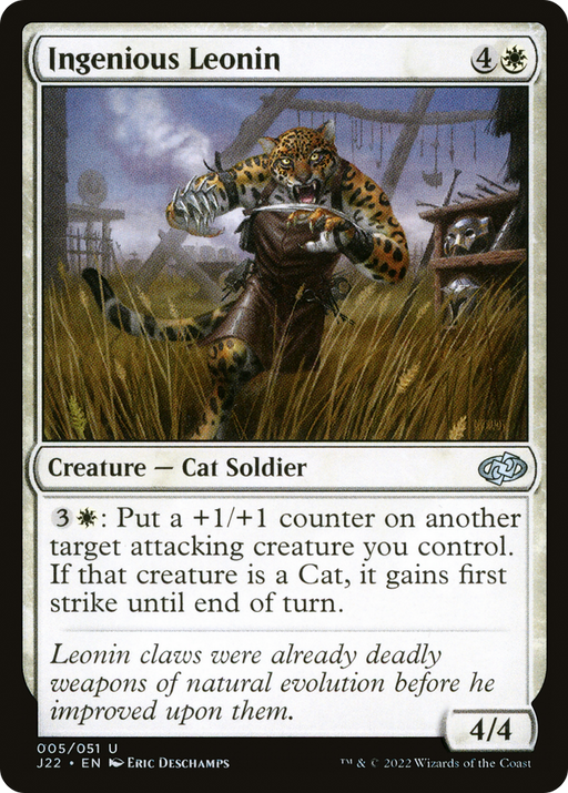 Ingenious Leonin (J22-005) [Jumpstart 2022] MTG Single Wizards of the Coast