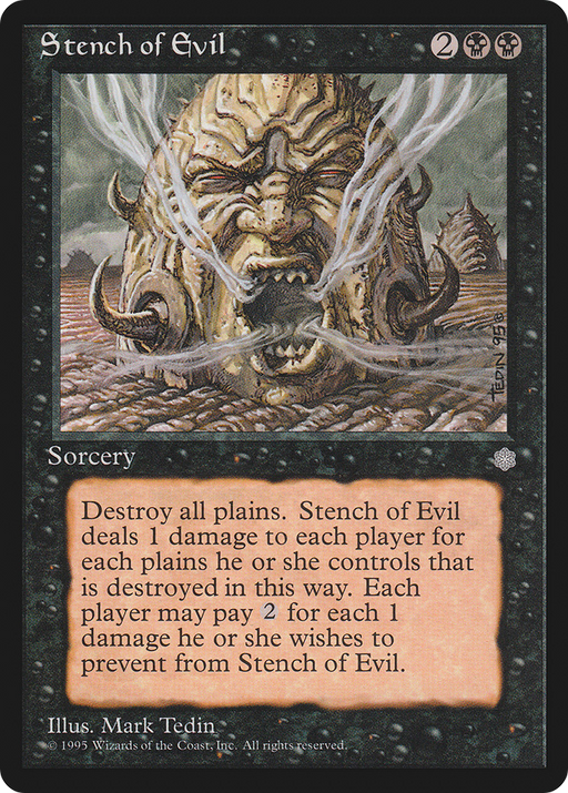 Stench of Evil (ICE-) [Ice Age] MTG Single Wizards of the Coast