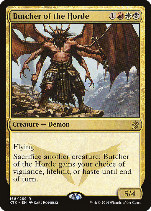 Butcher of the Horde (KTK-168) [Khans of Tarkir] MTG Single Wizards of the Coast