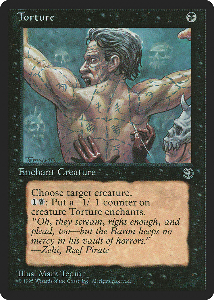 Torture (HML-59B) [Homelands] MTG Single Wizards of the Coast
