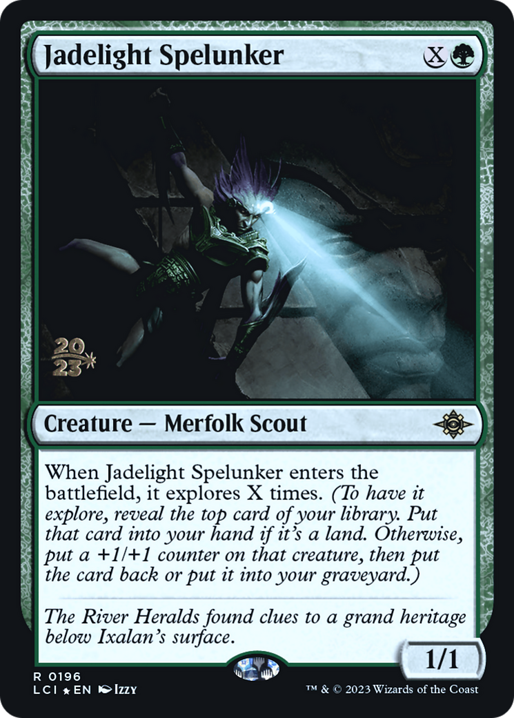Jadelight Spelunker (PRE-196) [The Lost Caverns of Ixalan Promos] Foil MTG Single Wizards of the Coast