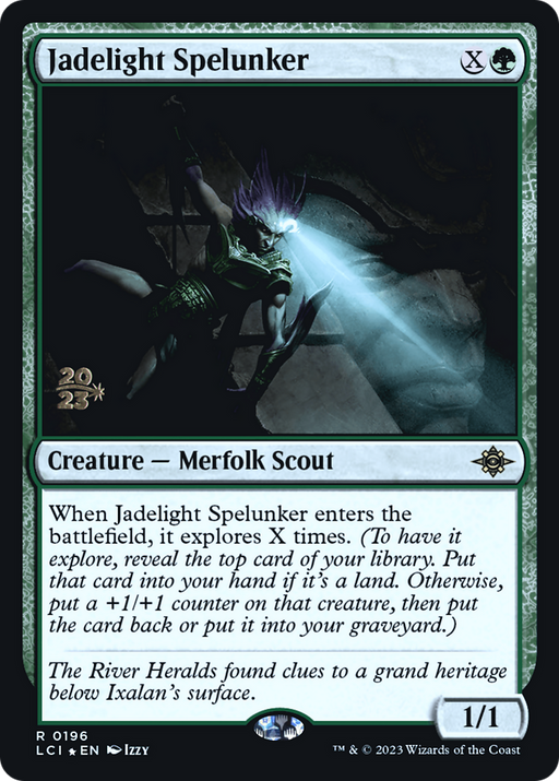 Jadelight Spelunker (PRE-196) [The Lost Caverns of Ixalan Promos] Foil MTG Single Wizards of the Coast