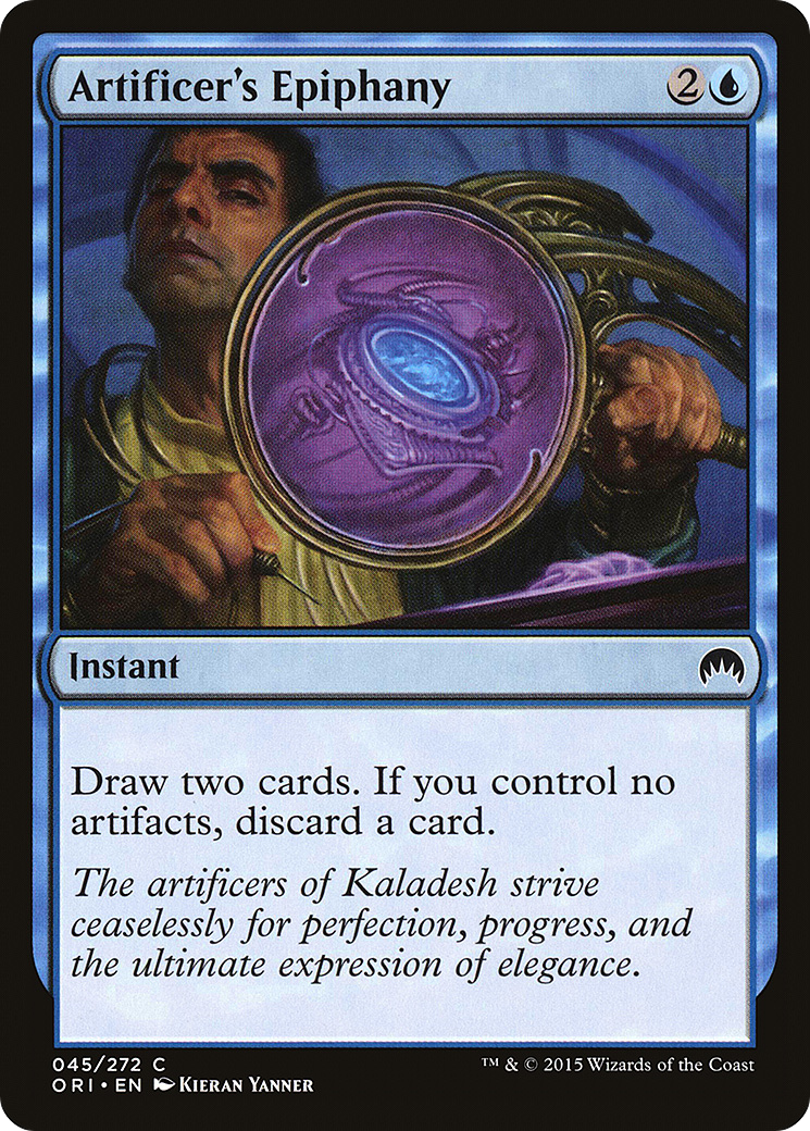 Artificer's Epiphany (ORI-045) [Magic Origins] MTG Single Wizards of the Coast