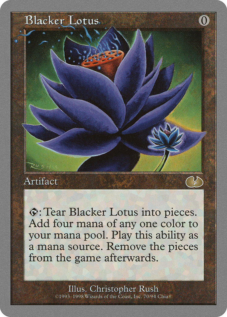 Blacker Lotus (UGL-070) [Unglued] MTG Single Wizards of the Coast