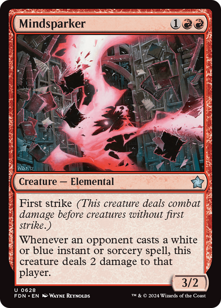 Mindsparker (FDN-628) [Foundations] MTG Single Wizards of the Coast