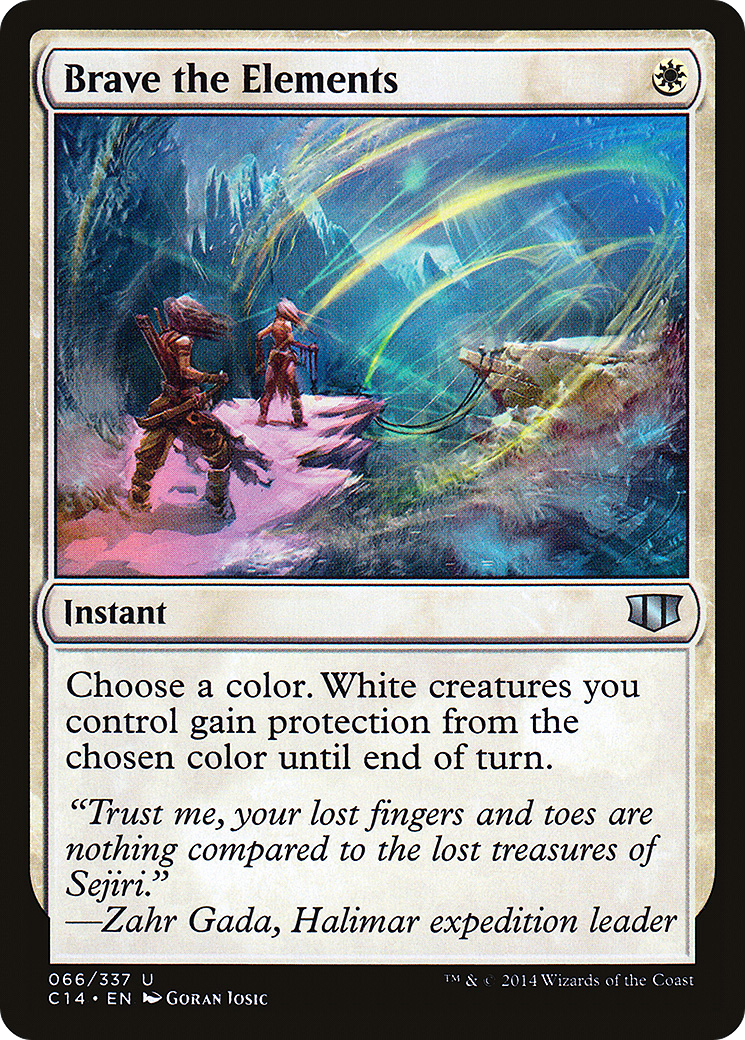 Brave the Elements (C14-066) [Commander 2014] MTG Single Wizards of the Coast