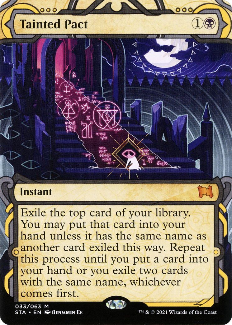 Tainted Pact (STA-033) [Strixhaven Mystical Archive] (Showcase) (Borderless) Foil MTG Single Wizards of the Coast