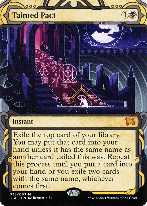 Tainted Pact (STA-033) [Strixhaven Mystical Archive] (Showcase) (Borderless) Foil MTG Single Wizards of the Coast