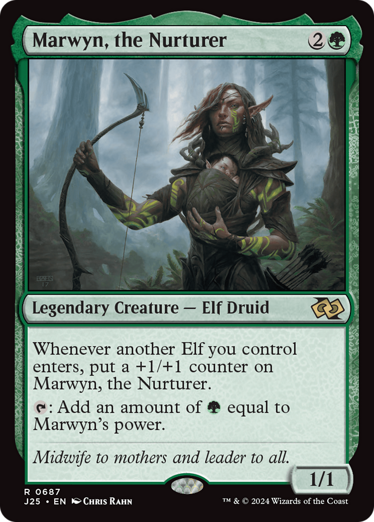 Marwyn, the Nurturer (J25-687) [Foundations Jumpstart] MTG Single Wizards of the Coast